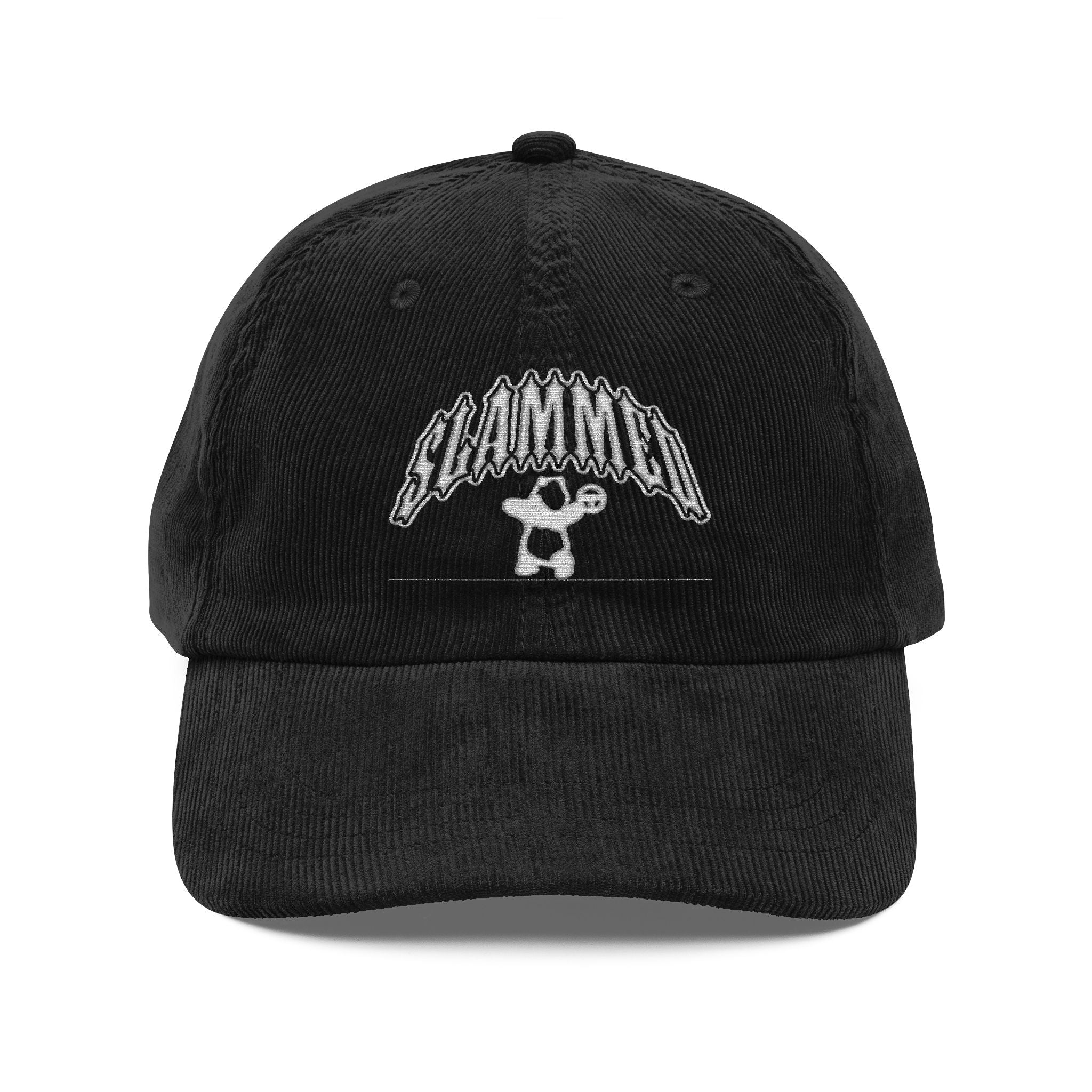 Vintage Embroidered Corduroy Cap - SLAMMED | Stylish Summer Accessory